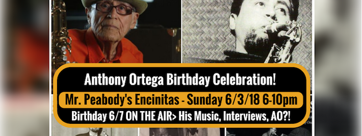 Anthony Ortega Birthday Celebration at Mr. Peabody's!	 Anthony Ortega Birthday Celebration at Mr. Peabody's! This Sunday, June 3rd, Mr. Peabody's