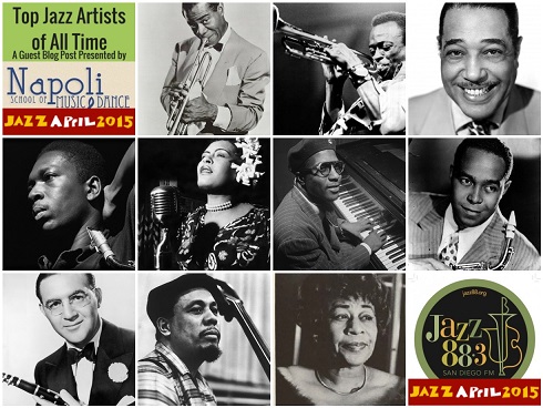 Top Jazz Artists of All Time presented by Napoli School of Music and Dance and San Diego's Jazz 88.3