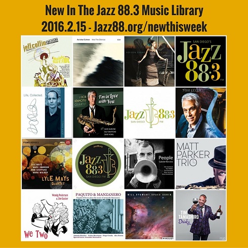 New This Week in the Jazz 88.3 Music Library 2016.2.15